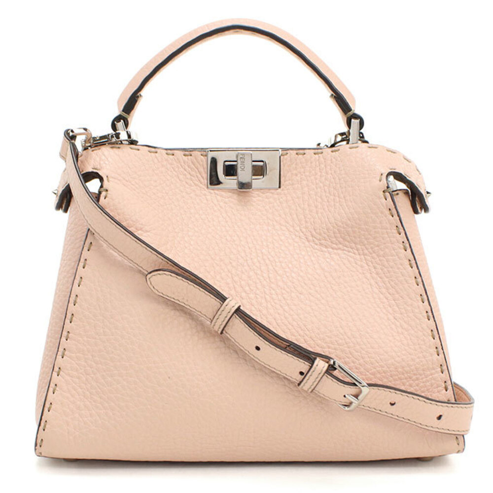 FENDI handbag 8BN302 2WAY Peekaboo women's pink